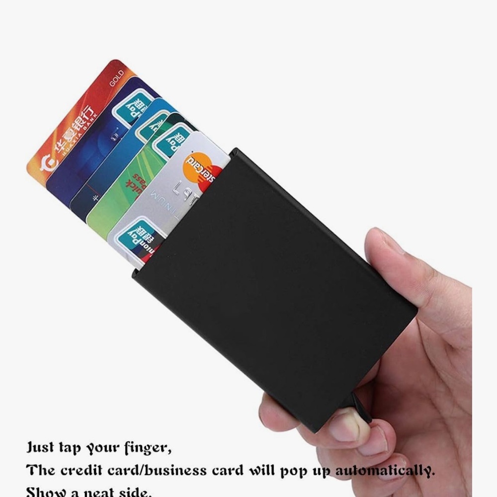 Pop Up Gold Card Holder x2